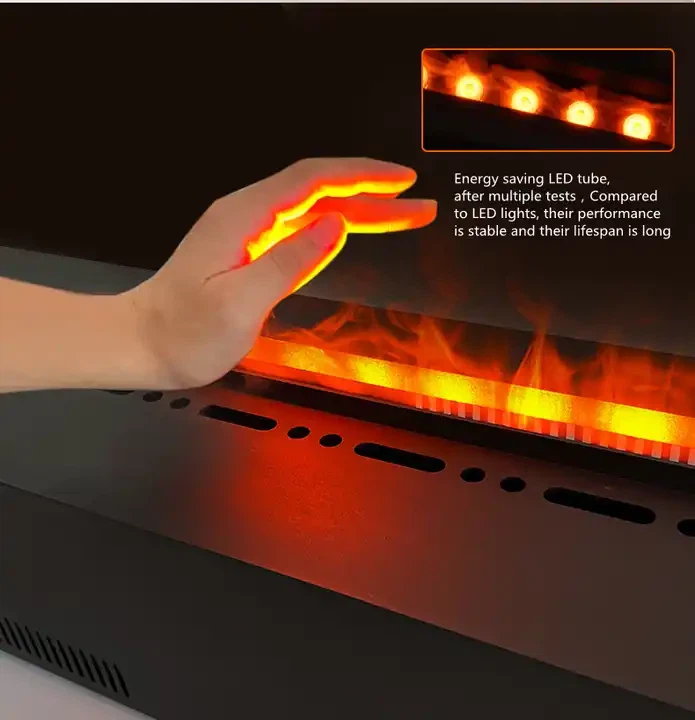 3D Water Electric Steam Fireplace