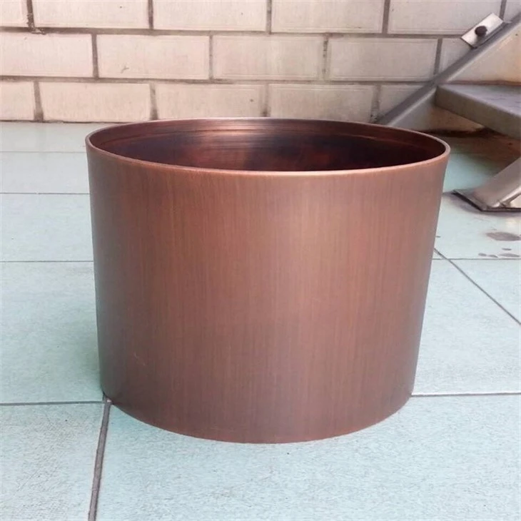 Flower Pot Stainless Steel For Bonsai Metal