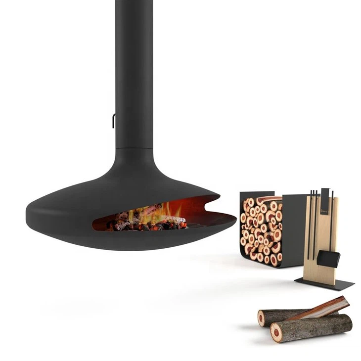 Roof Mounted Ceiling Hanging Fireplace