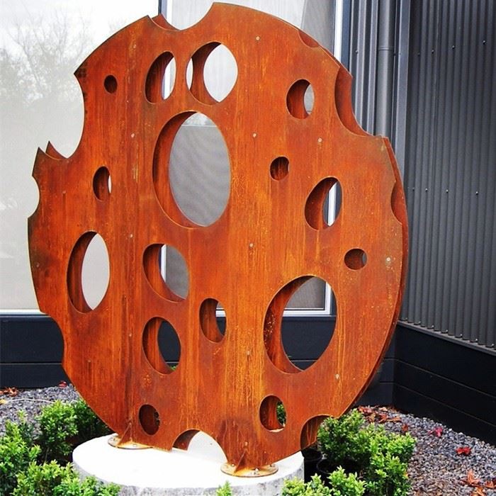 Abstract Circle Sculpture