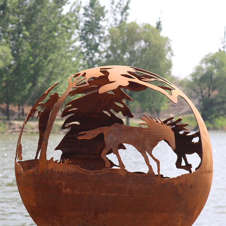 Spherical Fire Pit With Customized Design